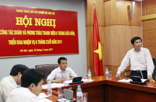 Hội nghị sơ kết công tác Đoàn và phong trào thanh niên 6 tháng đầu năm, triển khai nhiệm vụ 6 tháng cuối năm 2011